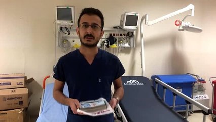 Genç öğrenci hastane tuvaletinde bulduğu 20 bin TL'yi polise teslim etti