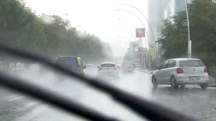 Başkentte sağanak etkili oldu (3)