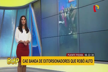 Puente Piedra: presuntos extorsionadores caen con auto robado