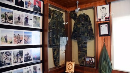 Şehidin hatıralarını evlerinin odasında yaşatıyorlar - KAHRAMANMARAŞ