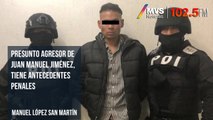 Presunto agresor de Juan Manuel Jiménez, tiene antecedentes penales
