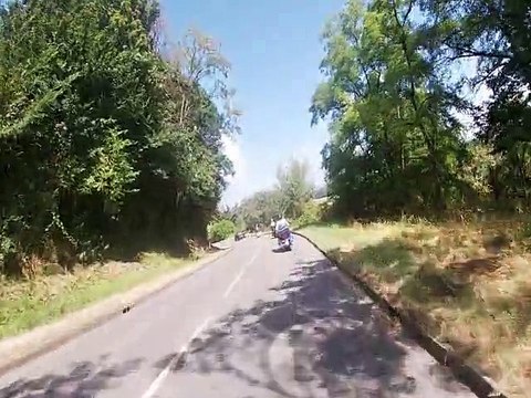 Balade en HARLEY DAVIDSON, direction MONTCUQ