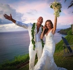 Dwayne "La Roca" Johnson se casa con Lauren Hashian