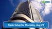 Trade setup for Thursday: Keep an eye on these 5 stocks for August 22