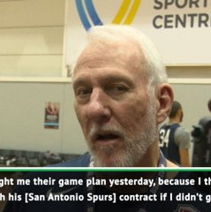 Mills gave me Australia's game plan! - Popovich