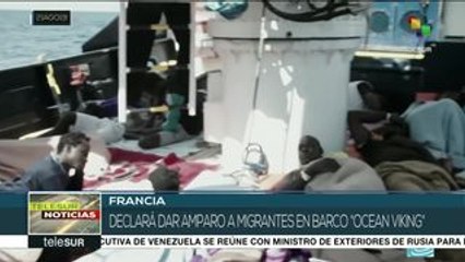 Francia acogerá a migrantes del barco humanitario Ocean Viking