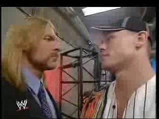 Triple H meets John Cena for the first time