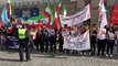 İsveç'teki İranlılardan rejim karşıtı protesto