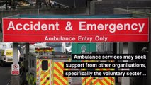 How do ambulances respond to emergencies?