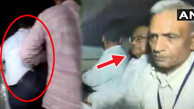 சுவர் ஏறி குதித்து வீடு புகுந்து ப. சிதம்பரம் அதிரடி கைது