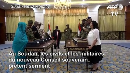 Soudan: le nouveau conseil souverain prête serment