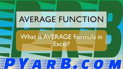 Average in Excel in Hindi | एक्सेलमें एवरेज फार्मूला कैसे इस्तेमाल करे। PRB Hindi