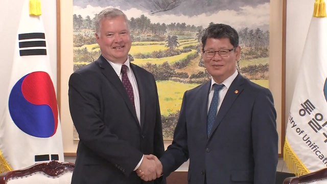 비건 6월 남북미 정상 판문점 회동 성사에 감사 / YTN