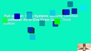 Full version  Sscp Systems Security Certified Practitioner All-In-One Exam Guide, Third Edition