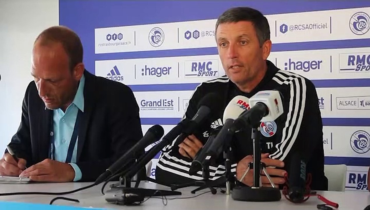 Conf presse avant-match Racing-Eintracht