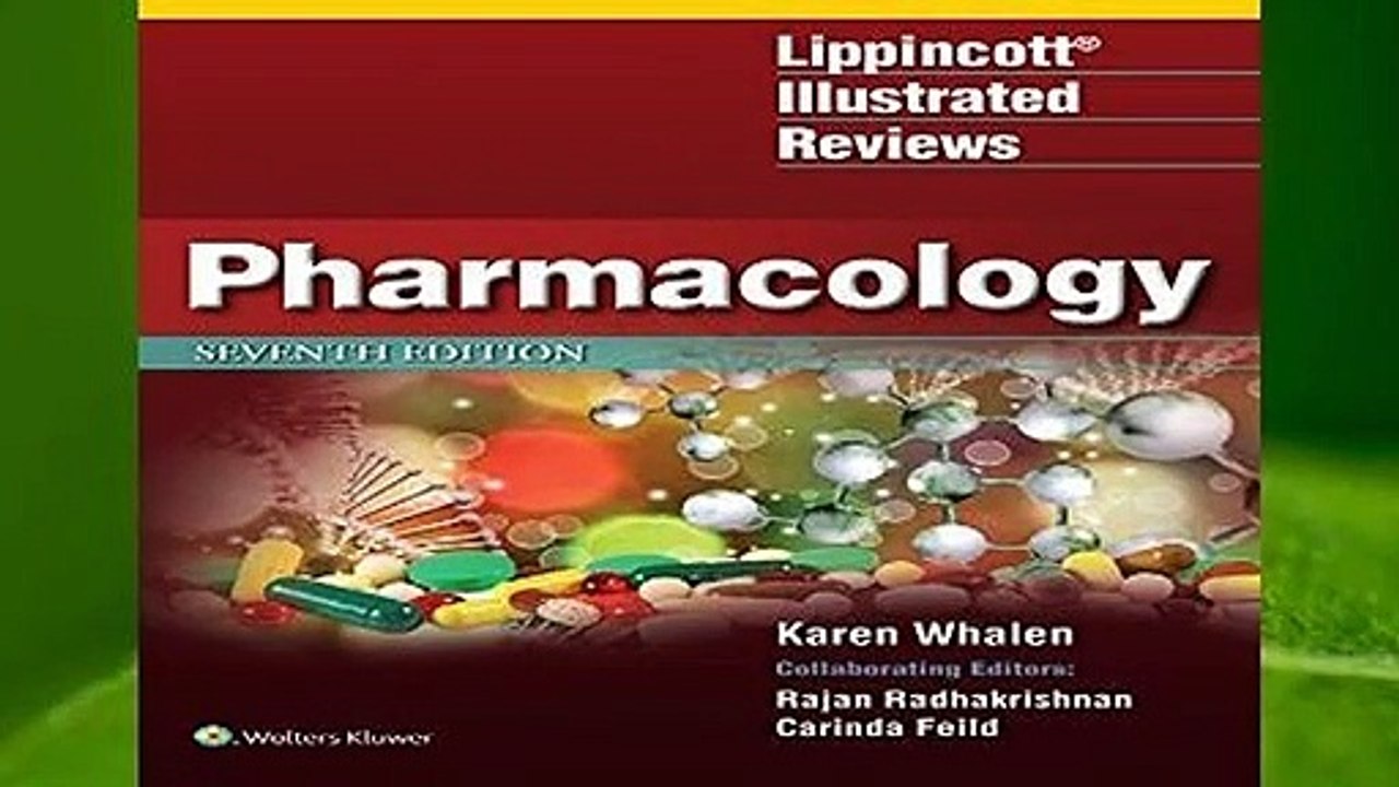[FREE] Lippincott Illustrated Reviews: Pharmacology