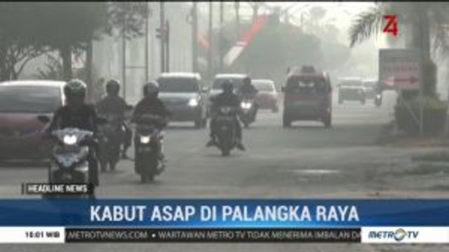 Kota Palangka Raya Kembali Diselimuti Kabut Asap