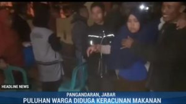 Puluhan Warga Pangandaran Keracunan Makanan Hajatan