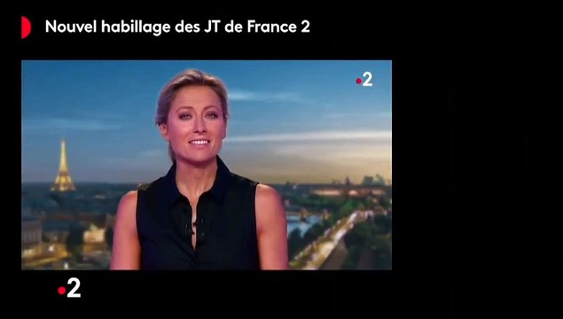 Découvrez le nouvel habillage des JT de France 2 qui sera proposé à partir de lundi prochain dans le 20h d'Anne-Sophie Lapix