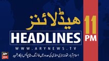 ARY News Headlines | Political parties are united on NAP: Ijaz Ahmed Shah | 11 PM | 21 August 2019