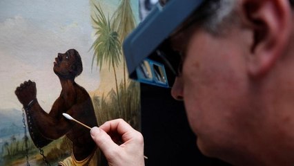 Liverpool museum works to restore rare slavery painting