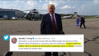 Trump anula su visita oficial a Dinamarca porque el país se niega a "discutir la venta de Groenlandia"