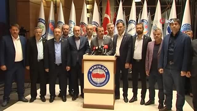 - Memur-Sen Genel Başkanı Ali Yalçın; Masayı işletme noktasında elimizden gelen gayreti gösterdik