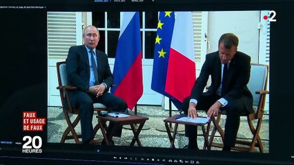 Rencontre Macron-Poutine : les propos du président russe ont-ils été tronqués par la traduction ?