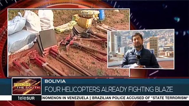 Bolivian President Evo Morales Announces Means to Control Fires Part 2