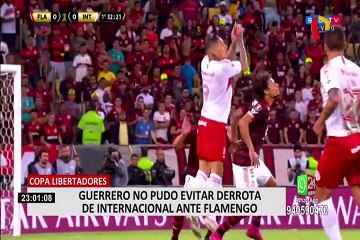 Copa Libertadores: Paolo Guerrero no pudo evitar derrota de Internacional ante Flamengo