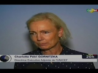 ORTM /Audience de la Directrice adjointe de l’UNICEF, Charlotte GORNITZA avec le Premier Ministre à la primature