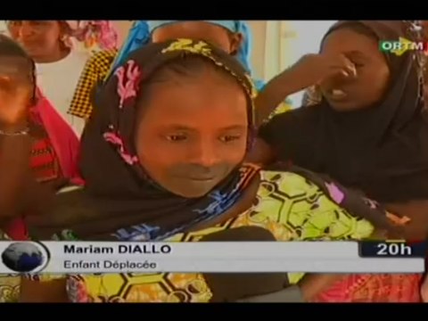 ORTM /Visite de la Directrice adjointe de l’UNICEF, Charlotte GORNITZKA pour échanger avec les enfants déplacés de Mopti