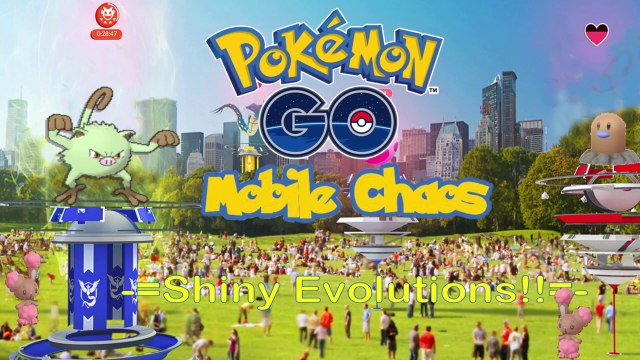 Pokemon Go ☼ 3 Shiny Evolutions!
