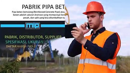 Daftar Harga & Ukuran Pipa Beton Bertulang ☎ (021) 2957 2295 (Megacon.id)