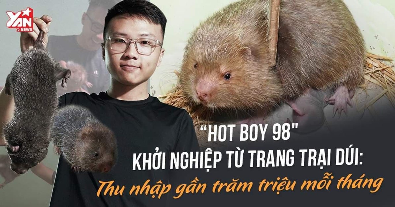 Khởi nghiệp với trang trại nuôi dúi Sài Gòn: Sinh viên 9x thu nhập hàng 50 triệu mỗi tháng - Làm giàu không khó?!!