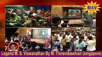 Legend M. S. Viswanathan By M. Thiravidaselvan (singapore) Vol 96