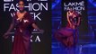 Lisa Haydon trips during ramp walk at Lakme Fashion Week 2019; Watch video | Boldsky