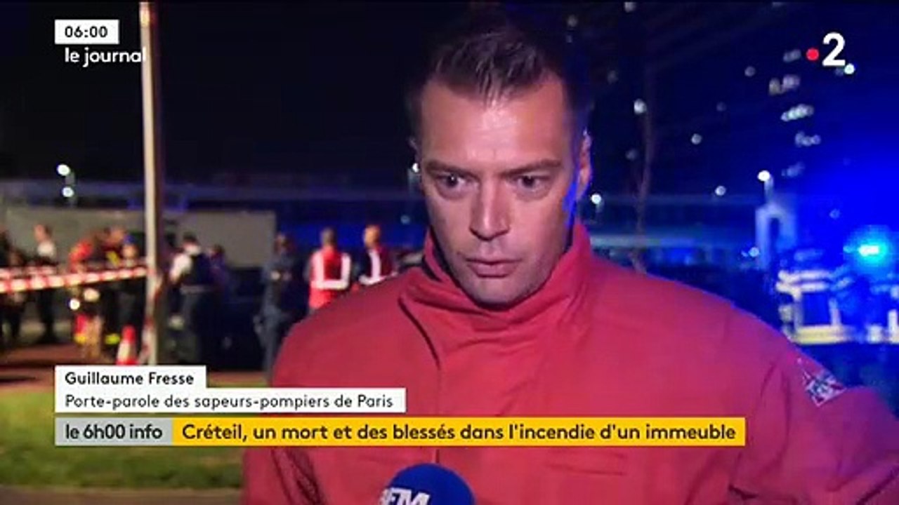 Terrible incendie cette nuit dans le périmètre de l'Hôpital Henri-Mondor : Au moins un mort et 8 blessés dont 4 pompiers