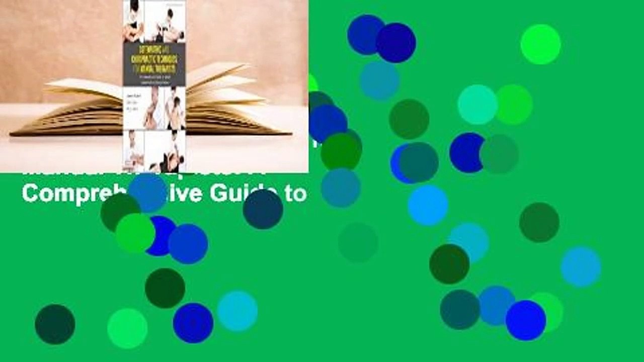 [FREE] Osteopathic and Chiropractic Techniques for Manual Therapists: A Comprehensive Guide to