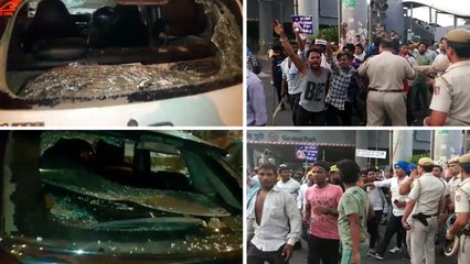 दिल्ली: रविदास मंदिर तोड़ने का विरोध कर रहे प्रदर्शनकारियों और पुलिस के बीच हुई हिंसक झड़प