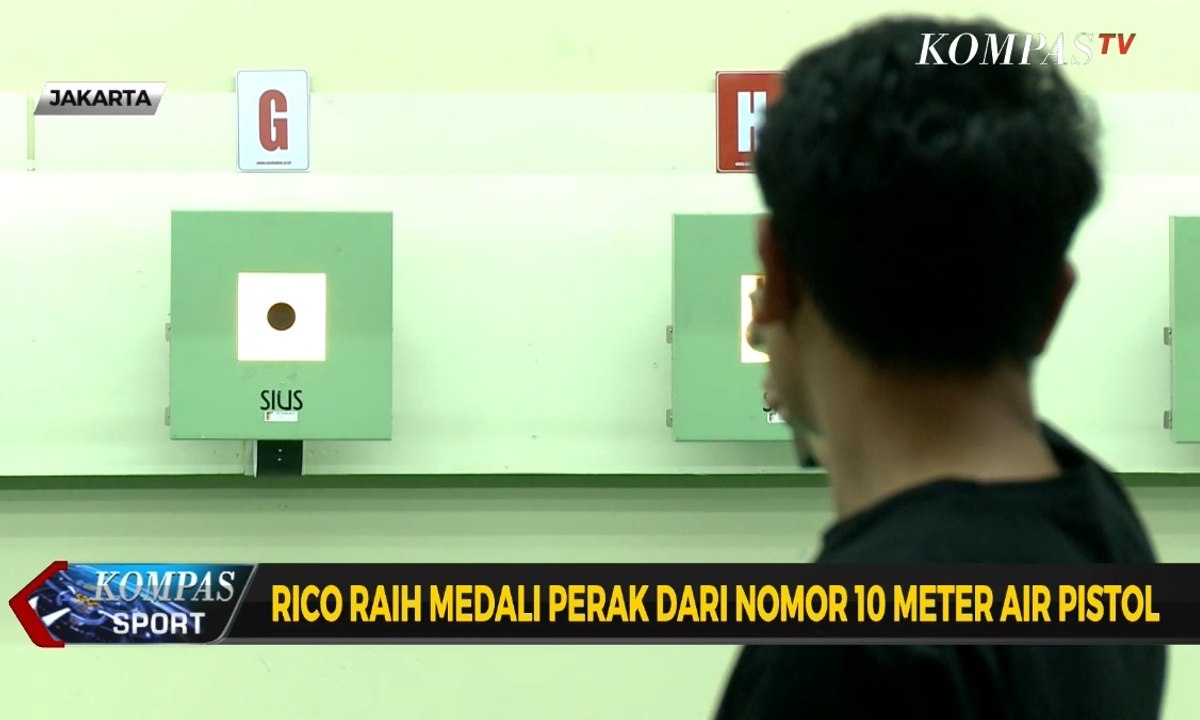South East Asia Asia Championship 2019, Rico Raih Medali Perak dari Nomor 10 Meter Air Pistol