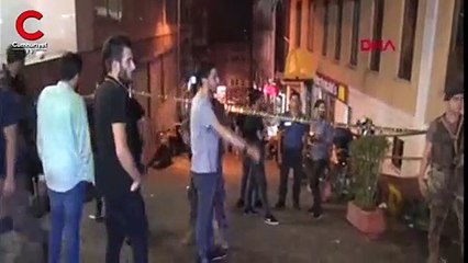Beyoğlu'nda gece yarısı korku dolu anlar!