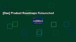 [Doc] Product Roadmaps Relaunched
