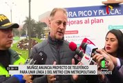 Jorge Muñoz: teleférico unirá Metropolitano con Línea 1 del Metro de Lima