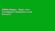 [FREE] Reason   Rigor: How Conceptual Frameworks Guide Research