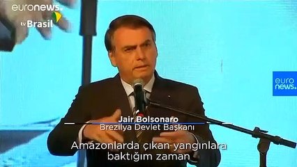 Brezilya Devlet Başkanı Amazonlar'daki 72 bin orman yangınından STK'ları sorumlu tuttu