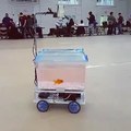 Un réservoir de poissons robotique contrôlé par un poisson