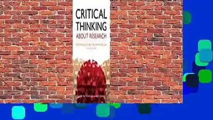 [FREE] Critical Thinking about Research: Psychology and Related Fields