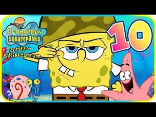 SpongeBob Battle for Bikini Bottom Walkthrough Part 10 (PS2) Spongebob&#39;s Dream ᴴᴰ