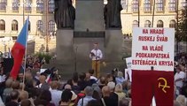 Kormányellenes tüntetéssé alakult a prágai tavaszra emlékezés